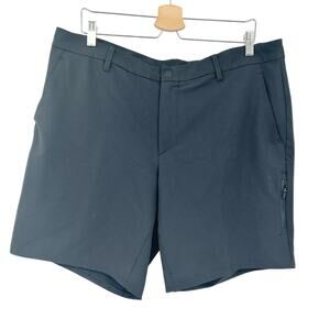 All In Motion Mens Athleisure Casual Chino Bermuda Golf Shorts Size‎ 38 Black